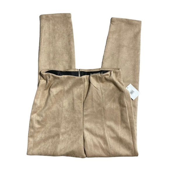 BLANKNYC Tan Faux Suede Tapered Skinny Pants 30 - Picture 2 of 7